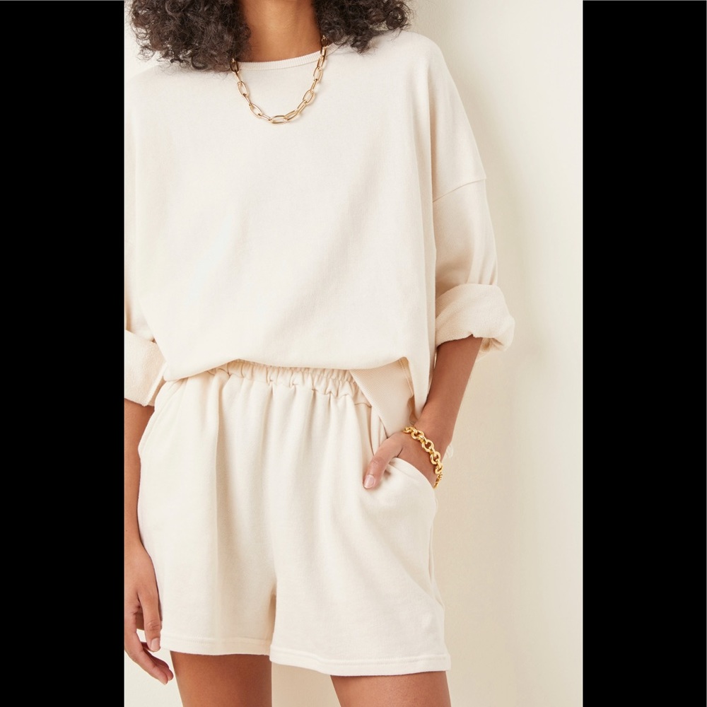 NWT The Frankie Shop Jaimie Sweatshort Set